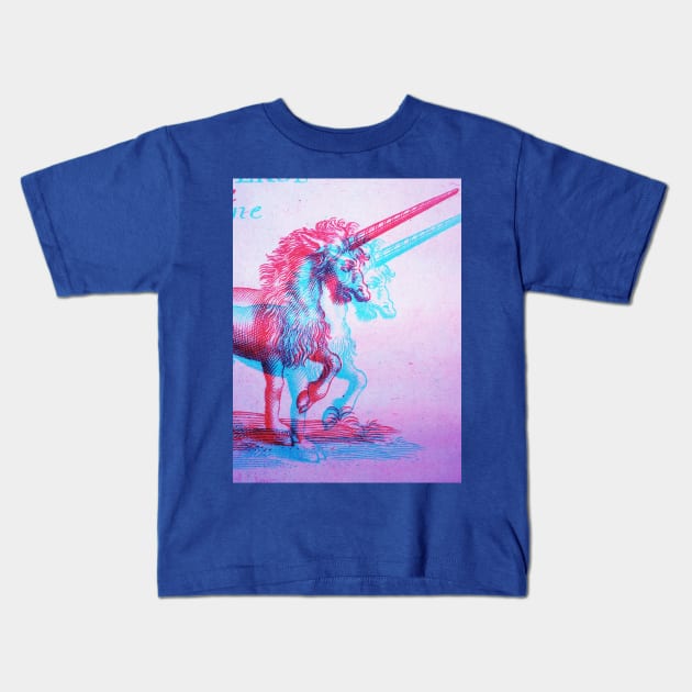 Monoceros Licorne Glitch Ver. Kids T-Shirt by chilangopride